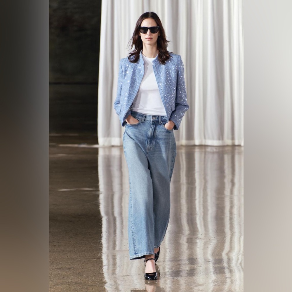 Zara sparkle blazer